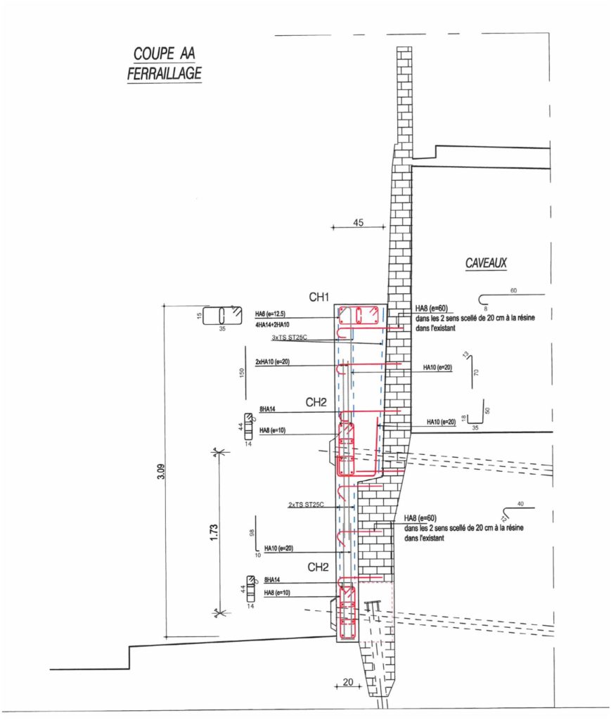 renforcement-ouvrages-génie-civil-mur-cimetierre-sisteron-2